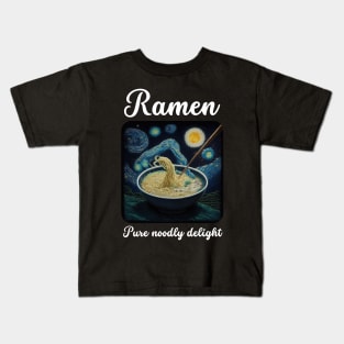 Ramen - Noodly Delight v1 Kids T-Shirt